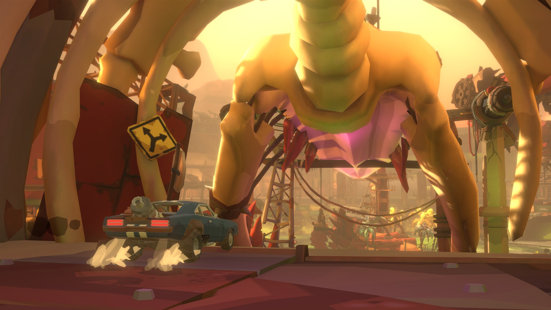 Car Crash Arena bone gauntlet route