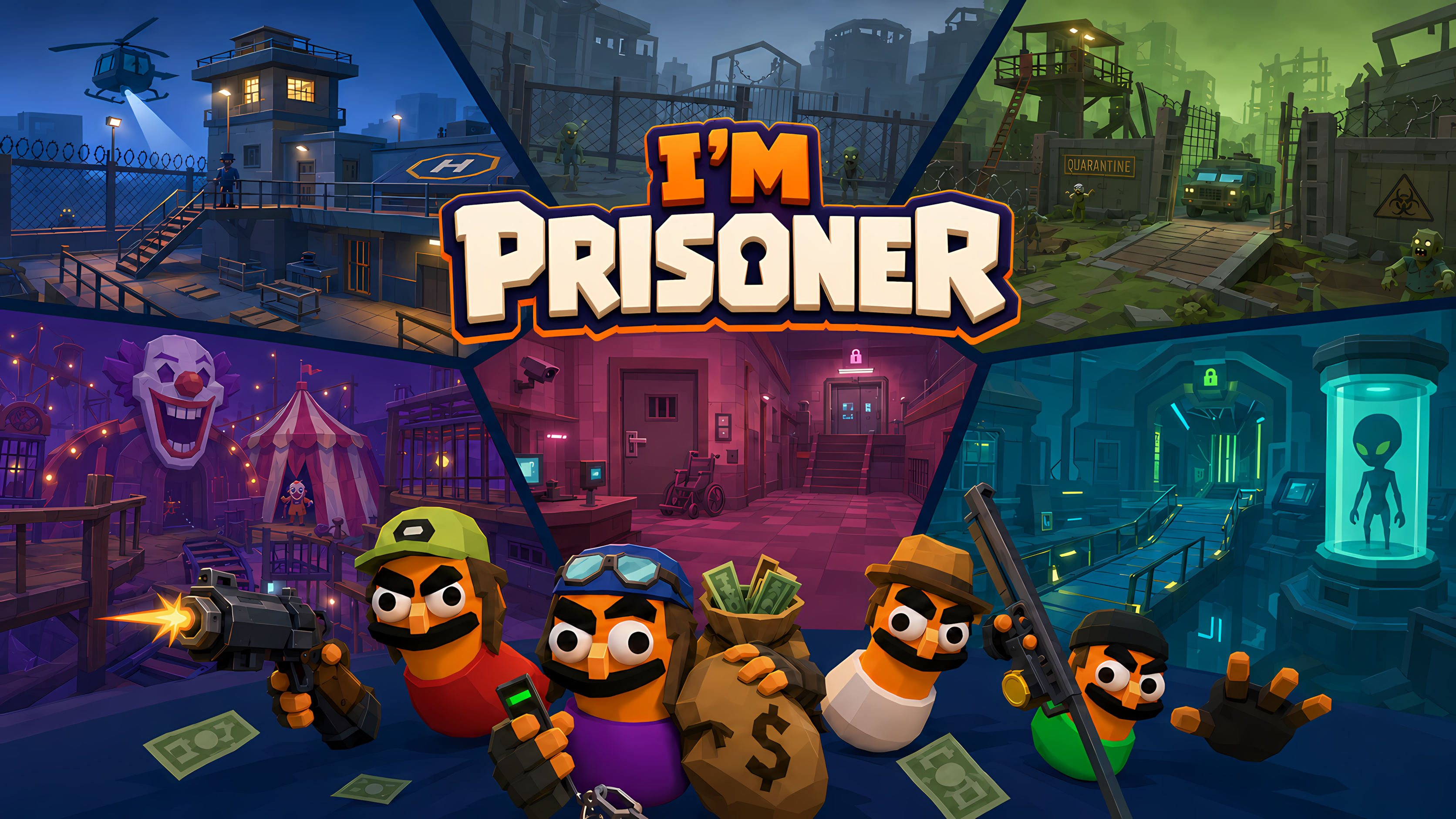 I'm Prisoner worlds, characters and escape environments