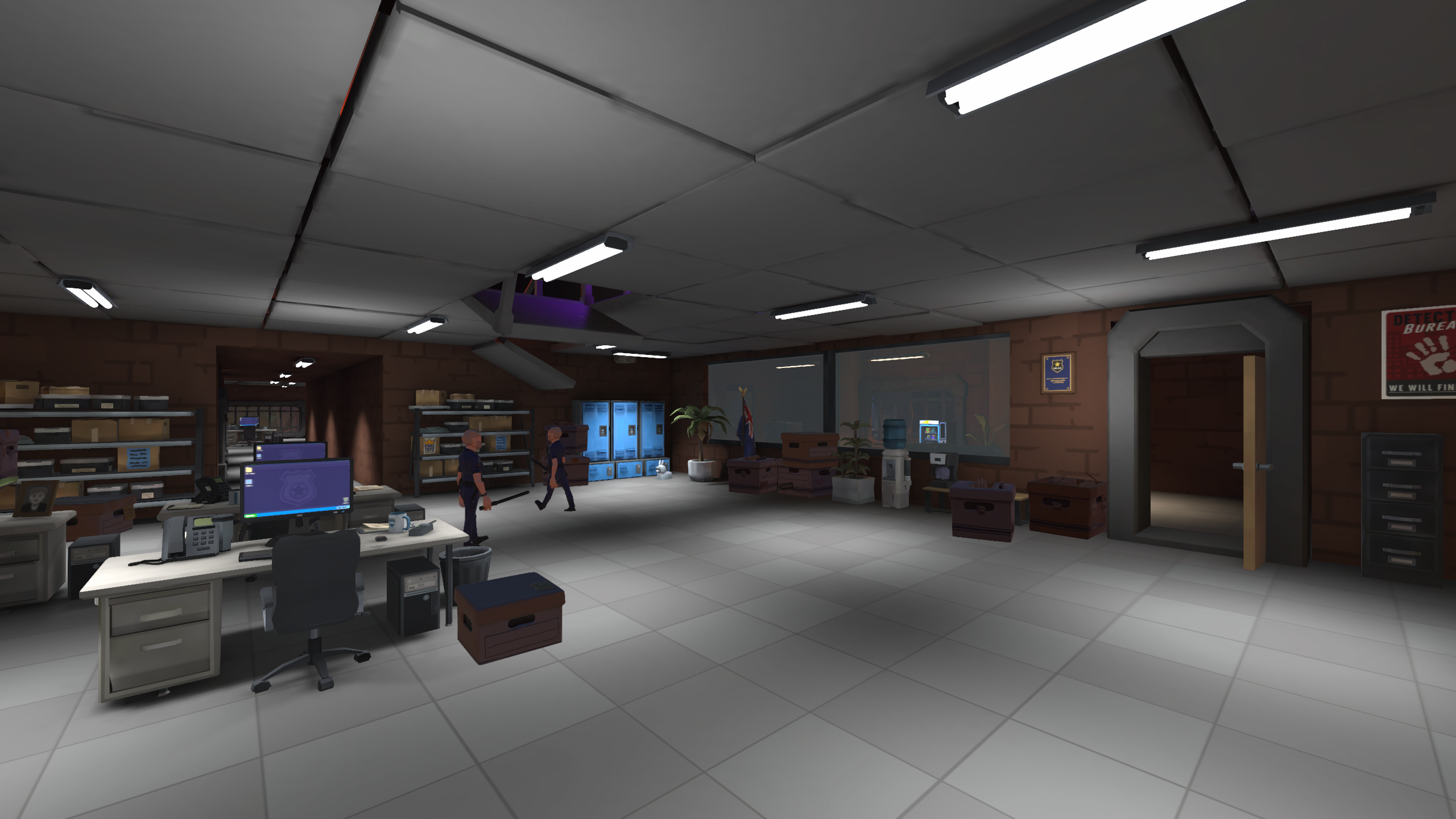 I'm Prisoner office block inside the facility